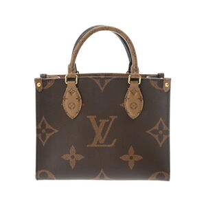 Louis Vuitton Monogram Reverse On the Go Brown Canvas Handbag